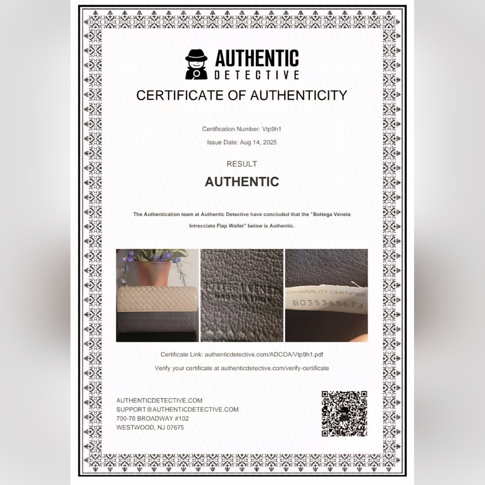 BOTTEGA VENETA  INTRECCIATO Flap Wallet - Picture 16 of 16